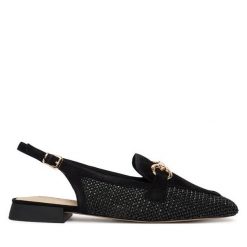 Baleriny Caprice. Czarne baleriny Caprice, bez wzorów, bez obcasa. Za 299.99 zł.