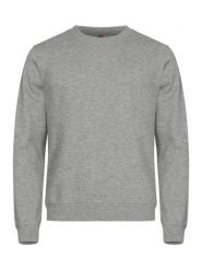 Clique Basic Roundneck bluza z okrągłym dekoltem unisex szary melanż – grey. Szare bluzy CLIQUE, m, bez wzorów, z bawełny, bez kaptura. Za 155.74 zł.