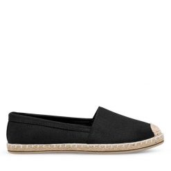 Espadryle Jenny Fairy. Czarne espadryle Jenny Fairy, bez wzorów, bez obcasa, bez zapięcia. Za 48.99 zł.