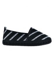 BIG STAR Espadryle w kolorze biało-czarnym rozmiar: 39. Czarne espadryle Big Star, bez wzorów, bez obcasa, bez zapięcia. Za 52.79 zł.