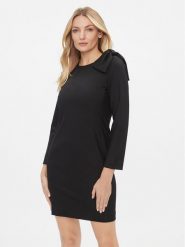 Marella Sukienka codzienna Imperia 2332261236200 Czarny Regular Fit. Czarne sukienki Marella, na co dzień, bez wzorów, z syntetyku, bez kołnierzyka, bez ramiączek, proste. Za 659.99 zł.