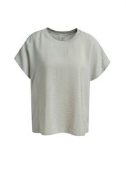 Milano Italy Bluzka w kolorze jasnoszarym rozmiar: 34. Szare bluzki Milano Italy, bez wzorów, bez kołnierzyka, bez ramiączek. Za 126.99 zł.