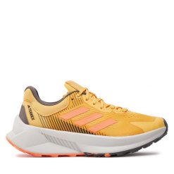 Buty do biegania adidas. Brązowe obuwie sportowe Adidas, bez zapięcia, do biegania, Adidas Terrex. Za 389.99 zł.