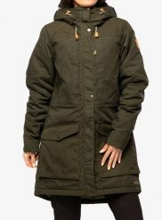 Kurtka ocieplana damska Fjallraven Singi Wool Padded Parka. Zielone parki Fjällräven, na zimę, s, z bawełny, bez kaptura. Za 2,318.10 zł.