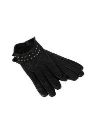 The Kooples Rękawiczki | AFGA19002K | Kobieta | Czarny. Czarne rękawiczki Inni producenci, bez wzorów, ze skóry. W wyprzedaży za 189.00 zł.