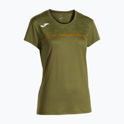 Koszulka do biegania damska Joma Record III. Zielone koszulki sportowe Joma, bez wzorów, bez ramiączek, do biegania. Za 89.99 zł.