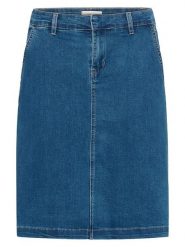 Cream Spódnica dżinsowa w kolorze niebieskim rozmiar: 34. Niebieskie spódnice Cream, na co dzień, bez wzorów, midi, proste. Za 130.99 zł.