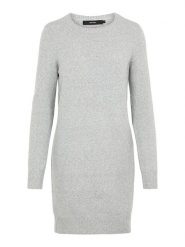 Vero Moda Sukienka "Doffy" w kolorze szarym rozmiar: S. Szare sukienki Vero Moda, na co dzień, s, bez wzorów, bez kołnierzyka, bez ramiączek, midi, proste. Za 48.39 zł.