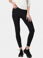 Legginsy damskie Luhta Eriksen. Brązowe legginsy Luhta, s, bez wzorów, z elastanu. Za 369.00 zł.
