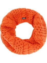 Eisbär Szal-koło "Afra" w kolorze pomarańczowym rozmiar: onesize. Pomarańczowe szaliki Eisbar, bez wzorów, z wełny. Za 108.95 zł.