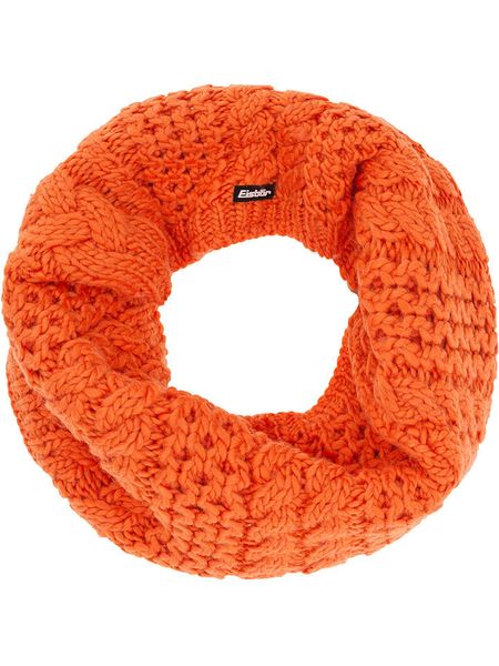 Eisbär Szal-koło "Afra" w kolorze pomarańczowym rozmiar: onesize. Pomarańczowe szaliki Eisbar, bez wzorów, z wełny. Za 152.98 zł.