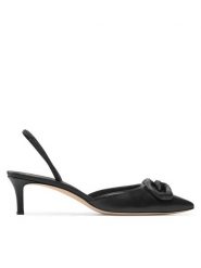 Giuseppe Zanotti Sandały E250019 Czarny. Czarne sandały Giuseppe Zanotti, bez wzorów, ze skóry, bez obcasa, na szpilce, bez zapięcia. Za 2,099.00 zł.