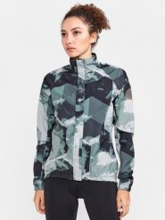 Craft Kurtka kolarska w kolorze turkusowo-antracytowym rozmiar: L. Czarne kurtki sportowe Craft, l, bez wzorów, bez kaptura, rowerowe. Za 228.92 zł.
