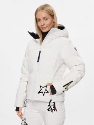 Rossignol Kurtka narciarska Stellar RLMWJ33 Biały Regular Fit. Białe kurtki narciarskie Rossignol, s, bez wzorów, z syntetyku, bez kaptura, narciarskie. Za 5,599.00 zł.