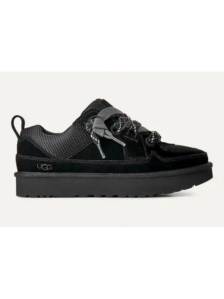 UGG Sneakersy "Lowmel" w kolorze czarnym rozmiar: 41. Czarne trampki UGG, bez wzorów, ze skóry, bez zapięcia. Za 489.99 zł.