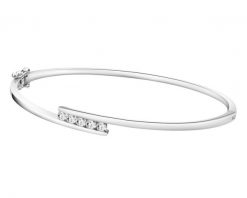 Bransoletka z białego złota z brylantami - 0,41 ct - próba 585. Białe bransoletki Apart, z brylantem, złote. Za 15,590.00 zł.