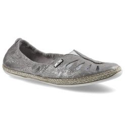 Szare Espadryle Lemar Damskie Wygodne Obuwie. Szare espadryle Lemar, bez wzorów, ze skóry, bez obcasa, na płaskiej podeszwie, bez zapięcia. Za 159.00 zł.