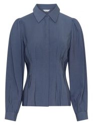 MOSS COPENHAGEN Koszula "Elsa Asana" w kolorze granatowym rozmiar: XL. Niebieskie koszule Moss Copenhagen, xl, bez wzorów, bez kołnierzyka, bez ramiączek. Za 153.71 zł.