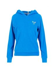 Blutsgeschwister Bluza "Miracle of Wimbledoncheerful" w kolorze niebieskim rozmiar: L. Niebieskie bluzy Blutsgeschwister, l, bez wzorów, z bawełny, z kapturem. Za 140.86 zł.