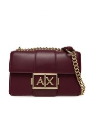 Armani Exchange Torebka XW000071 AF12039 UA343 Bordowy. Czerwone torebki klasyczne Armani Exchange, bez wzorów, ze skóry, bez dodatków. Za 659.99 zł.