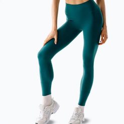 Legginsy do jogi damskie JoyInMe Oneness Ease 7/8. Zielone legginsy Joy in me, bez wzorów, z elastanu. Za 379.99 zł.