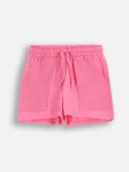 Coccodrillo Szorty dresowe w kolorze jasnoróżowym rozmiar: 146. Różowe szorty COCCODRILLO, bez wzorów, z dresówki. Za 43.99 zł.