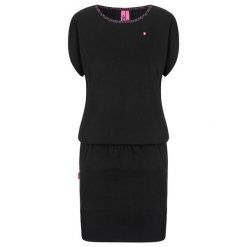Sukienka LOAP Abvika damska off-shoulder, XS. Fioletowe sukienki AV AKADEMIKERVERLAG, s, bez wzorów, z bawełny, sportowe, bez kołnierzyka, bez ramiączek, mini, sportowe. Za 146.99 zł.