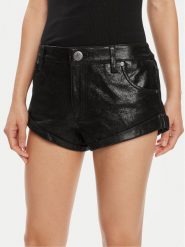 One Teaspoon Szorty skórzane Bandits 26208B Czarny Relaxed Fit. Czarne szorty One Teaspoon, bez wzorów, ze skóry. Za 659.99 zł.