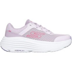 Buty sportowe damskie Skechers Max Cushioning Endea. Fioletowe obuwie sportowe Skechers, bez zapięcia, trekkingowe, Skechers Sport. Za 590.00 zł.