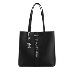 Torebka Juicy Couture. Czarne torebki klasyczne Juicy Couture, bez wzorów, bez dodatków. Za 319.99 zł.