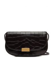 Tommy Hilfiger Torebka Party Le Mini Crossover Croc AW0AW18203 Brązowy. Brązowe listonoszki TOMMY HILFIGER, bez wzorów, ze skóry, bez dodatków. Za 899.99 zł.