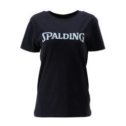 Koszulka damska Spalding Logo. Niebieskie bluzki SPALDING, bez wzorów, sportowe, bez kołnierzyka, bez ramiączek. Za 183.00 zł.