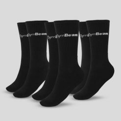 Skarpety GymBeam 32629 3/4 3. Czarne skarpety GYMBEAM, bez wzorów. Za 36.99 zł.