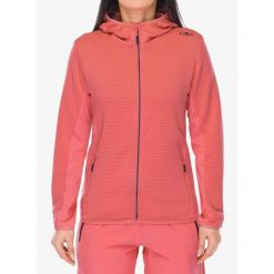 Bluza trekkingowa damska CMP Glentra Jacket. Czerwone bluzy CMP, bez wzorów, bez kaptura. Za 384.99 zł.