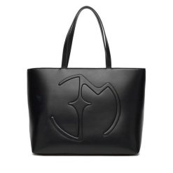 Torebka Eva Minge. Czarne torebki klasyczne Eva Minge, bez wzorów, bez dodatków. Za 399.99 zł.