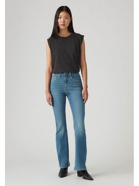 Levi's Dżinsy - Regular fit - w kolorze niebieskim rozmiar: W31/L32. Niebieskie jeansy Levi's®, l, z aplikacjami, z podwyższonym stanem. Za 205.45 zł.