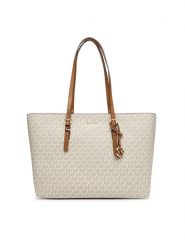 MICHAEL Michael Kors Torebka Quinn 30T5GQNT9B Beżowy. Brązowe shopper MICHAEL Michael Kors, bez wzorów, ze skóry, bez dodatków. Za 1,109.00 zł.