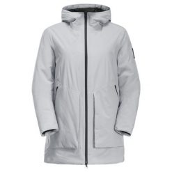 Damska kurtka puchowa Jack Wolfskin Luisenplatz. Szare kurtki Jack Wolfskin, na zimę, s, bez wzorów, z materiału, bez kaptura, primaloft. Za 1,256.00 zł.
