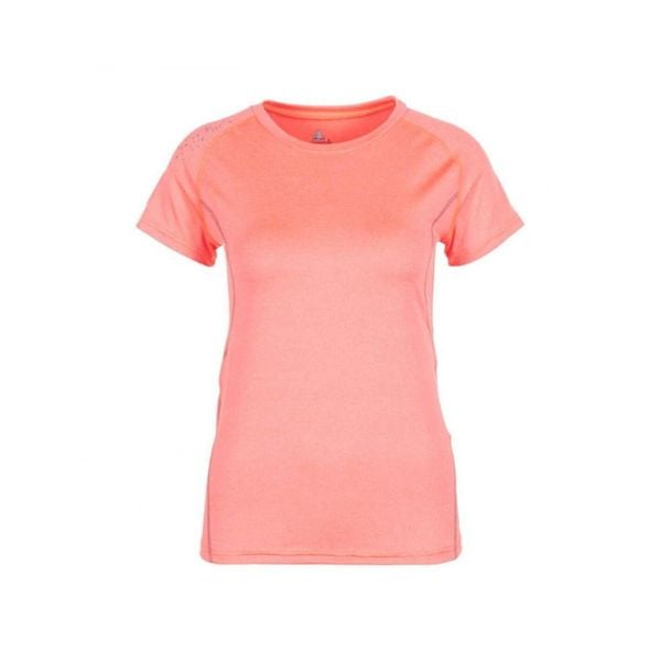 Damska koszulka techniczna Peak Mountain. Brązowe bluzki Peak Mountain, bez wzorów, sportowe, bez kołnierzyka, bez ramiączek. W wyprzedaży za 135.50 zł.