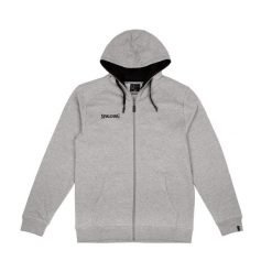 Bluza z kapturem i zamkiem błyskawicznym Spalding Flow. Szare bluzy SPALDING, xl, bez wzorów, z materiału, z kapturem. Za 375.00 zł.
