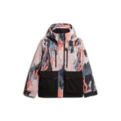 Damska kurtka narciarska Superdry Ultimate Freestyle. Czerwone kurtki narciarskie Superdry, bez wzorów, bez kaptura, narciarskie. Za 1,173.10 zł.