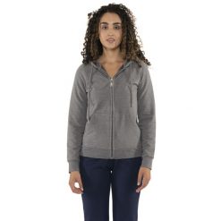 Bluza miękka z kaptur na co dzień na siłownię. Szare bluzy LEONE 1947 APPAREL, bez wzorów, z bawełny, bez kaptura. W wyprzedaży za 134.57 zł.