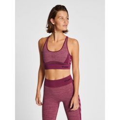 Stanik fitness cardio Hummel hmlClea. Fioletowe bielizna sportowa Hummel, xs, bez wzorów. Za 161.00 zł.
