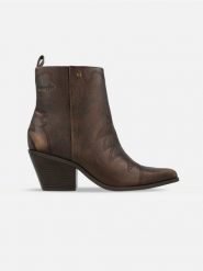 Wrangler Botki "Mae" w kolorze brązowym rozmiar: 37. Brązowe botki Wrangler, bez wzorów, bez obcasa, bez zapięcia. Za 224.95 zł.
