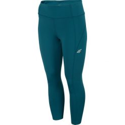 Legginsy treningowe damskie SPDF305 - morska zieleń. Legginsy marki 4f. W wyprzedaży za 99.99 zł.