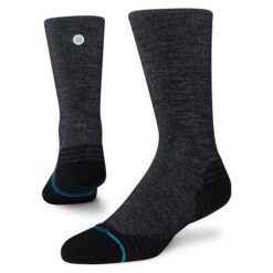 Skarpety biegowe Stance Light Wool Crew. Czarne skarpety Stance, bez wzorów. Za 84.99 zł.