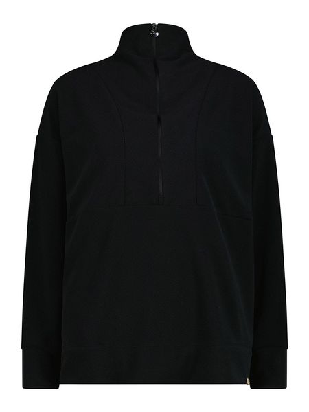 CMP Bluza polarowa w kolorze czarnym rozmiar: 38. Czarne bluzy CMP, bez wzorów, z materiału, bez kaptura. Za 192.33 zł.