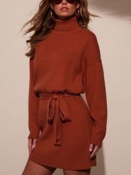 LA Angels Sukienka w kolorze pomarańczowym rozmiar: M. Pomarańczowe sukienki LA Angels, m, bez wzorów, ze splotem, bez kołnierzyka, bez ramiączek, mini. Za 222.41 zł.