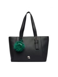 KARL LAGERFELD Torebka B4W30081 Czarny. Czarne shopper KARL LAGERFELD, bez wzorów, ze skóry, bez dodatków. Za 999.99 zł.