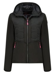 Geographical Norway Kurtka "Tignes" w kolorze czarnym rozmiar: L. Czarne kurtki sportowe Geographical Norway, l, bez wzorów, bez kaptura, outdoorowe. Za 187.52 zł.